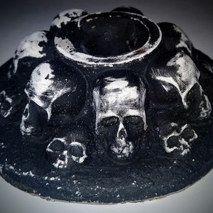Skull Candle holder